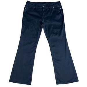 Harley Davidson Jeans Womens 10 Black Bootcut Belt Loops Denim Pants Stretch Mid